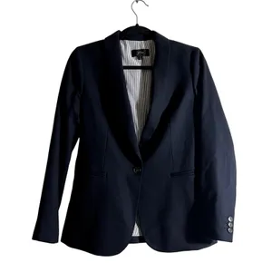 J. Crew Wool Parker Blazer Jacket classic office Blue Size 2 C5 thumbnail 2