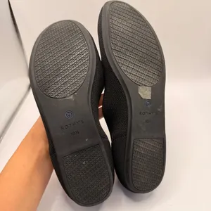 Rothy's The Flat Black Solid Round Toe Knit Ballet Flats Womens Size 10.5 thumbnail 6