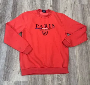Paris Tour D'Or Women Red Graphic Sweatshirt‎ Paris Ile De France Size Large thumbnail 1