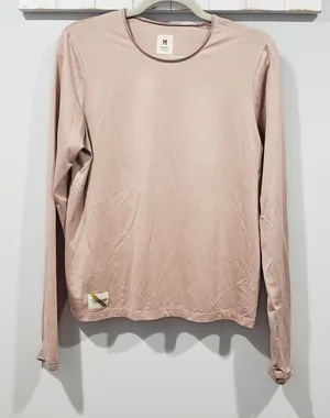 Tracksmith Twilight Long Sleeve Running Top Medium Pink thumbnail 1