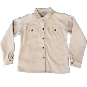 Camellia‎ Women's Fleece Shacket, Size Small thumbnail 2