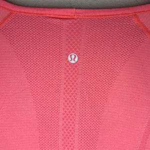 Lululemon Swiftly Tech V neck short sleeve athletic tee top flash pink size 10 thumbnail 5