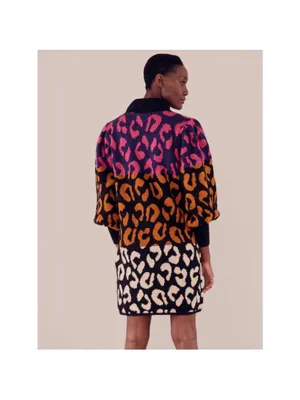 FARM Rio Mixed Leopard Sweater Dress thumbnail 4