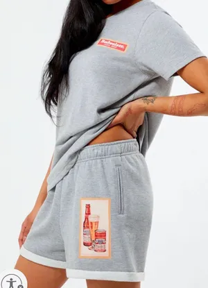 PacSun Budweiser Sweat Shorts thumbnail 1