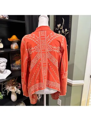 Monoreno Embroidered Open Front Cardigan – Size M thumbnail 9