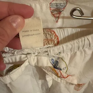 Printfresh Embroidered Shells Short PJ Set thumbnail 10