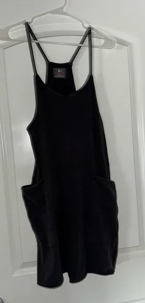 free people romper black thumbnail 1