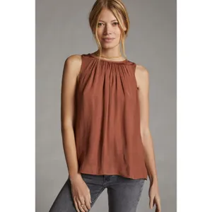 Sleek Draped Low-Back Blouse thumbnail 4