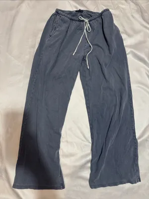 Brandy Melville  Slate Gray Drawstring Joggers thumbnail 1