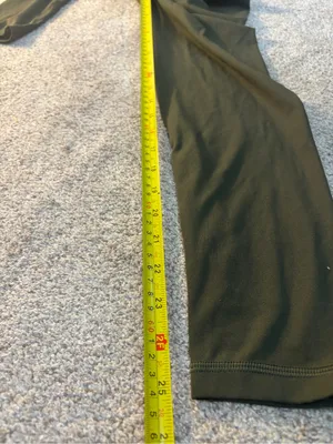 Aerie Offline Real Me 7/8 Legging Hi Rise Stretchy Soft Comfy Size Medium Olive thumbnail 2