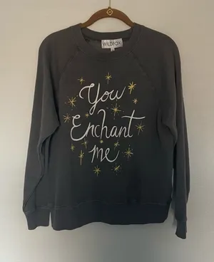 WILDFOX Enchantress Sommers Oversized Sweatshirt NWT thumbnail 1