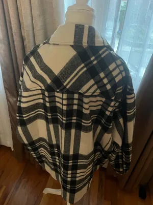 ZARA Plaid Shacket thumbnail 2