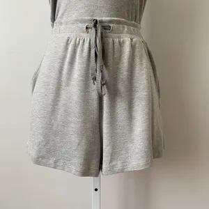 Unveil Bamboo Relaxed Beachy Sporty Chic Loungewear Romper XS-L Heather Grey thumbnail 5
