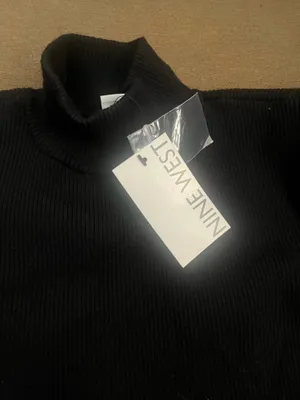 Nine West Black Blouse Long Sleeve thumbnail 2