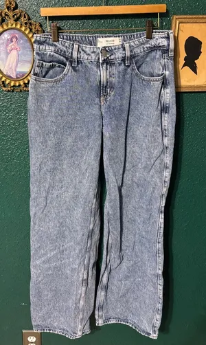 Hollister Low Rise Baggy Denim Jeans Sz 29 thumbnail 1