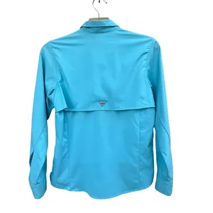 Columbia PFG Long Sleeve Button Down Small Blue thumbnail 4