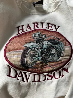 Vintage Harley Davidson crewneck thumbnail 5