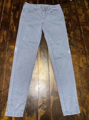 American Eagle blue artsy stretchy normcore 6 jeggings thumbnail 1