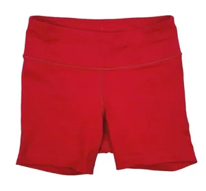 Outdoor Voices Red Low Rise Elastic Waist Fitness Slim Fit Biker Shorts Size XS thumbnail 1