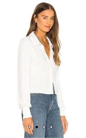 AFRM Santon Top in Blanc Small thumbnail 2