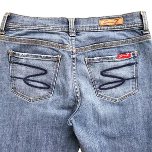 Seven7 Womens Low Rise Ankle Crop Jeans Size 24 Medium Wash Stretch Denim thumbnail 14