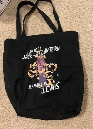 Small grocery bag tote as shown reusable Halloween thumbnail 1