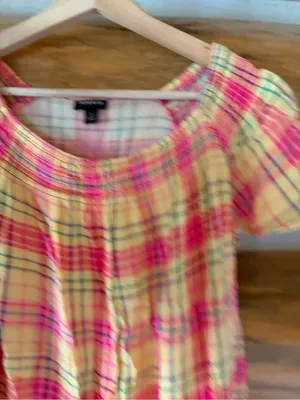Torrid Multicolor Plaid Top size 2 thumbnail 5