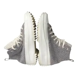 Converse Run Star Grey Hike Hi Platform M8/W9.5 172202C Sherpa Vapor Boot Shoes thumbnail 5