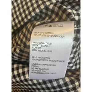 Urban Outfitters Southold‎ Gingham Mini Dress Black Multi Checkered Size M NWOT thumbnail 6