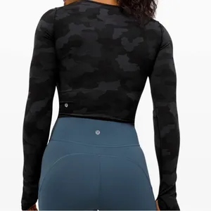 Lululemon Wunder Train Cropped Long Sleeve thumbnail 9