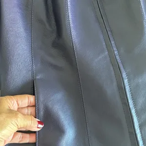 Genuine Leather Deep purple  Jacket East 5 Large thumbnail 7