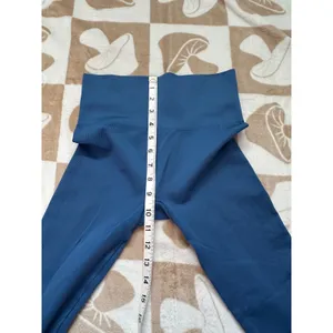 SET Active Leggings High Waisted Athletic Yoga‎ Pants Blue XS thumbnail 5