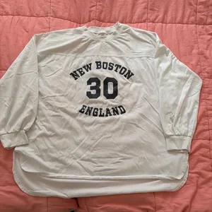 New Boston England 3/4 sleeve oversized tee thumbnail 6