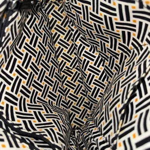 Vera Bradley Black Quilted Zippered Rectangular Bag / Commuter Tote /  Purse thumbnail 7