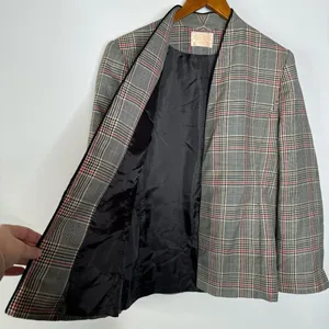 Vintage Pendleton Women’s‎ Plaid Blazer Size 8 thumbnail 3