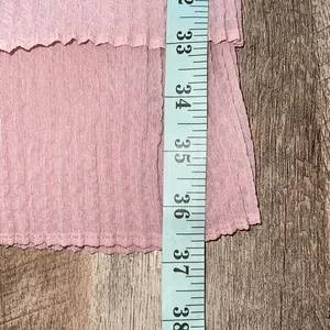 Symbiose by‎ Linda A Mini Dress Womens Medium Rose Pink Coquette Pleated Y2K thumbnail 10