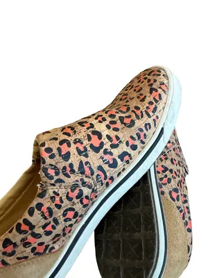 Twisted X Slip On Kicks Comfort Shoes Cork Leather Leopard Print Size 7.5 Womens thumbnail 12