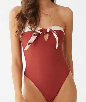 Forever 21 Strapless One Piece thumbnail 1