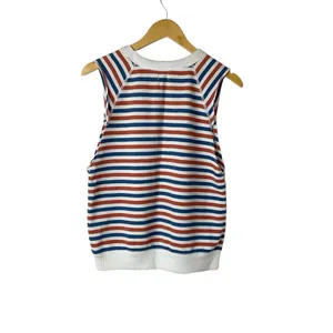 Aerie French Terry Sleeveless Stripe‎ Sweatshirt Size XS thumbnail 3
