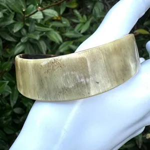 Buffalo Horn asymmetrical bangle bracelet thumbnail 4