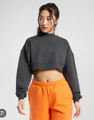 Gymshark Rest Day Sweater Crop thumbnail 6