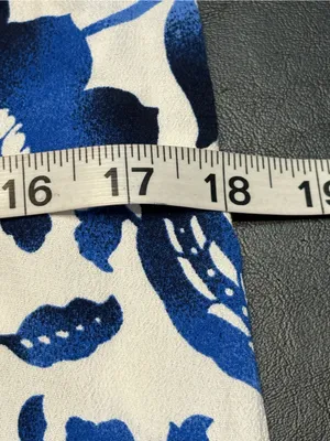 Loft NWT Blue and White Floral Maxi Dress - Women size 14 thumbnail 11