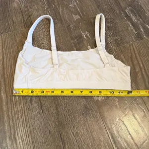 Skims Wear Everywhere Scoop Bralette Cream Loungewear Unpadded Comfy Sleep Bra thumbnail 3
