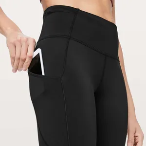 Lululemon Fast and Free 7/8 Tight Leggings Black 25” Non Reflective Size 4 thumbnail 4