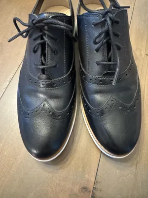 Cole Haan Women's ØriginalGrand Wingtip Oxfords Size 8.5 Black thumbnail 4