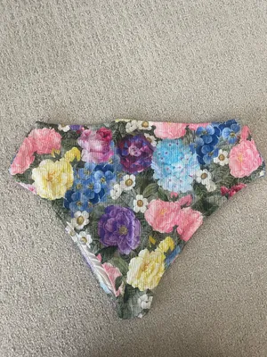 Show Me Your Mumu Sail Swim Bottoms size XXL Flower Shop Scrunch Floral nwot thumbnail 4