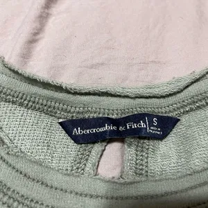 Abercrombie & Fitch Short Sleeve open tie back sweatshirt thumbnail 3