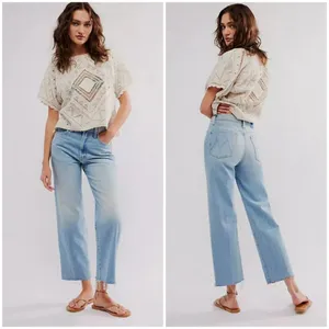 💕MOTHER SUPERIOR💕 The Rambler Zip Ankle Fray Jeans ~ I'm With the Band 29 NWT thumbnail 2