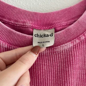 Seaside Pink Corded Crewneck Sweatshirt thumbnail 4
