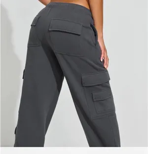 grey garage cargo sweatpants  thumbnail 2